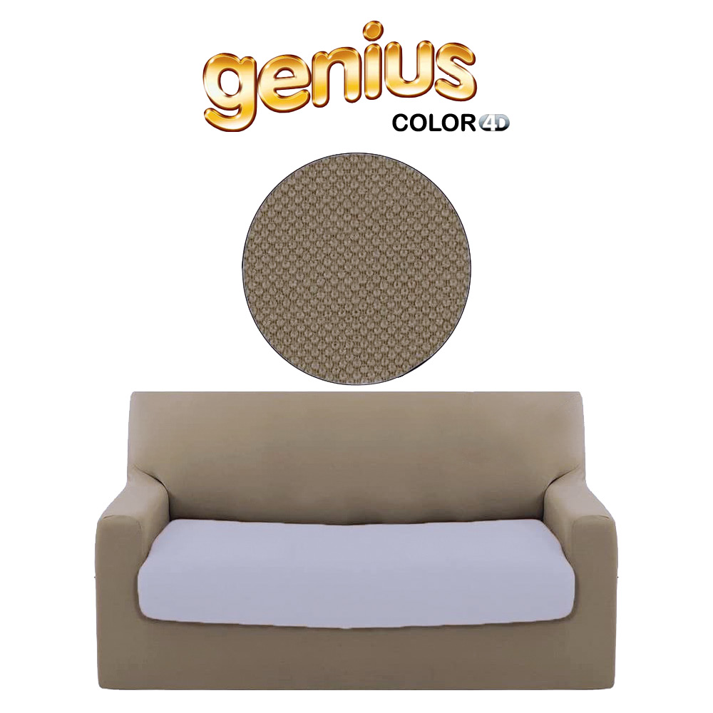 Copridivano 2 posti - Genius Color 4D - Tortora 1019 - Voglia di Casa Mia