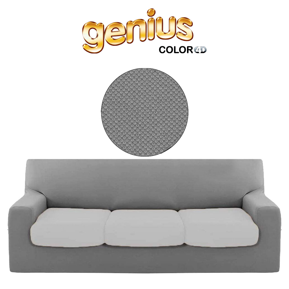 Copridivano 3 posti - Genius Color 4D - Sassi 1020